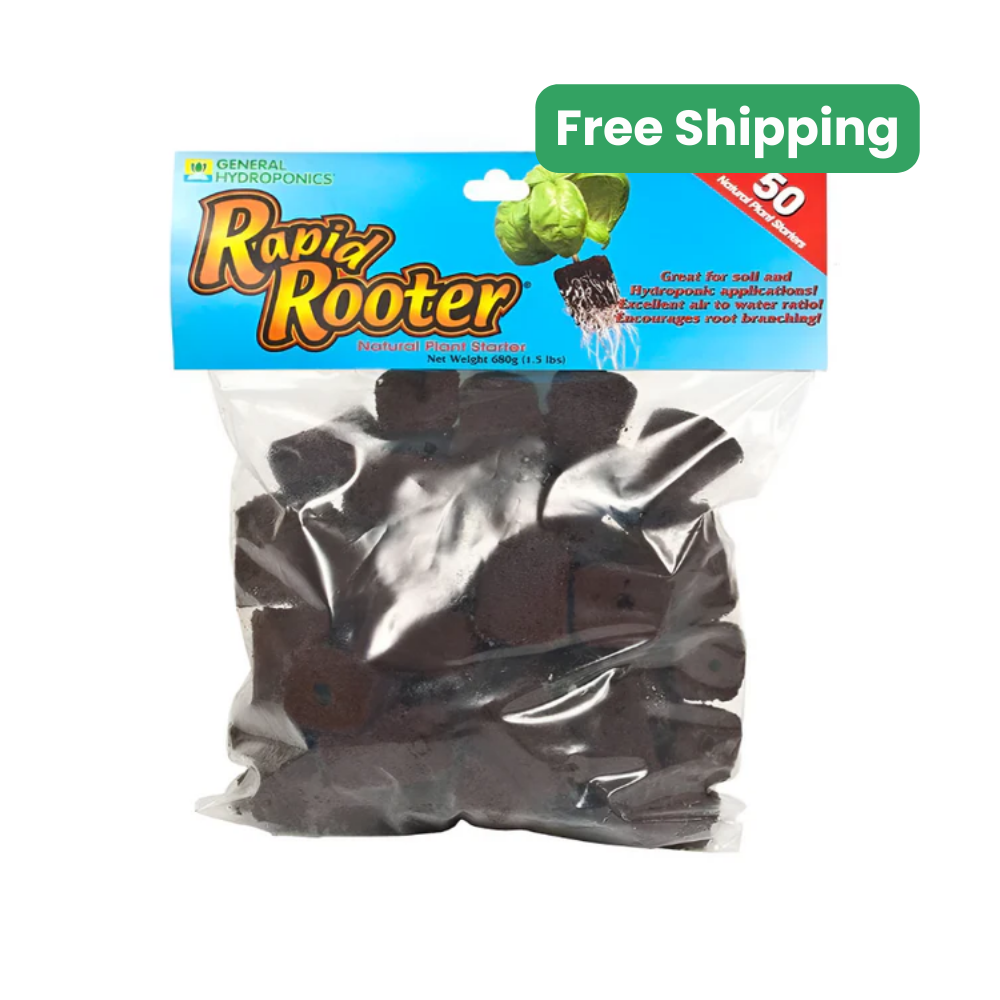 General Hydoponics Rapid Rooter 50/Pack Replacement Plugs