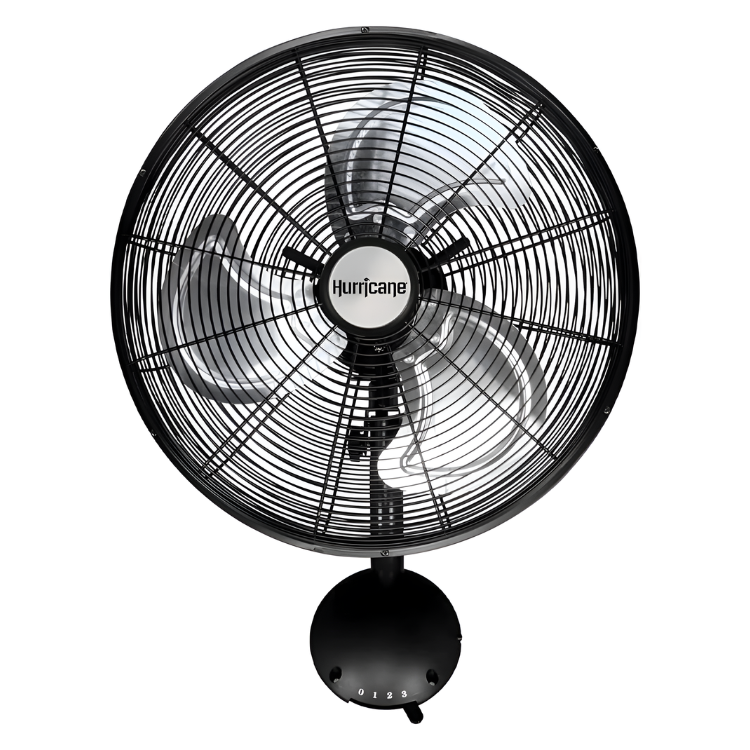Hurricane Pro High Velocity Oscillating Metal Wall Mount Fan 16 in