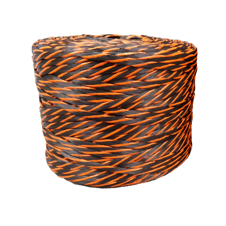 Orange Black 955ft Spiral Wrap