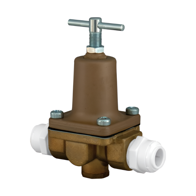 Hydro-Logic Evolution RO Pressure Regulator 1/2Inches brass, adjustable 0-125 psi