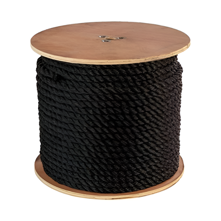 Poly Pro Black 1/2" x 600ft