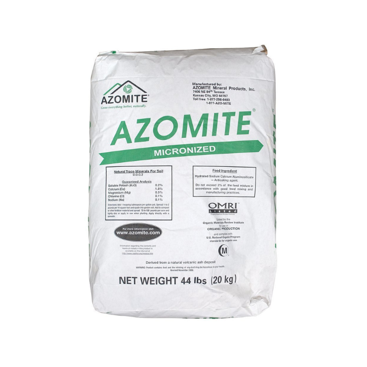 Azomite Raw Supply Organic Trace Mineral Powder 44lb