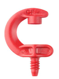 C Frame 1.5mm Red 100 count