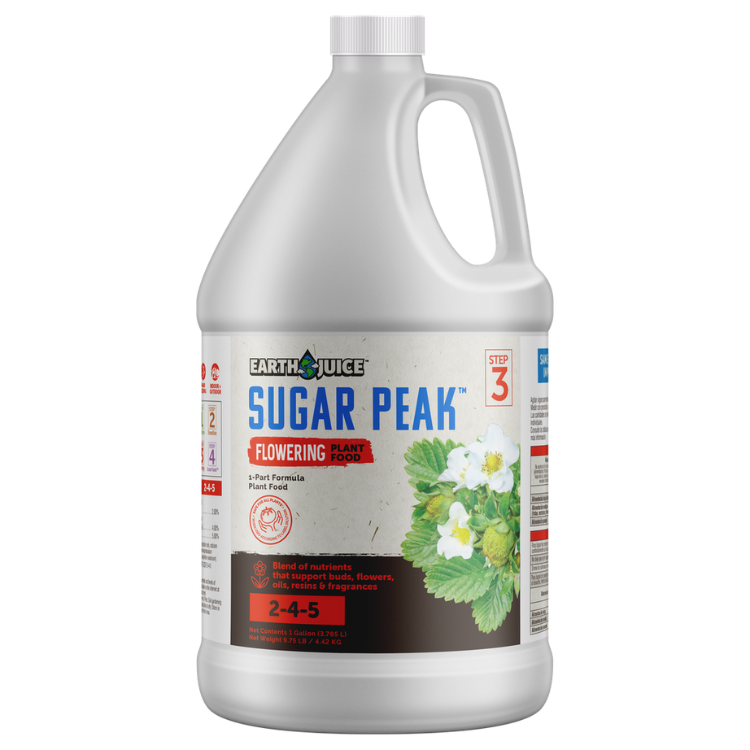 Earth Juice Sugar Peak Flowering