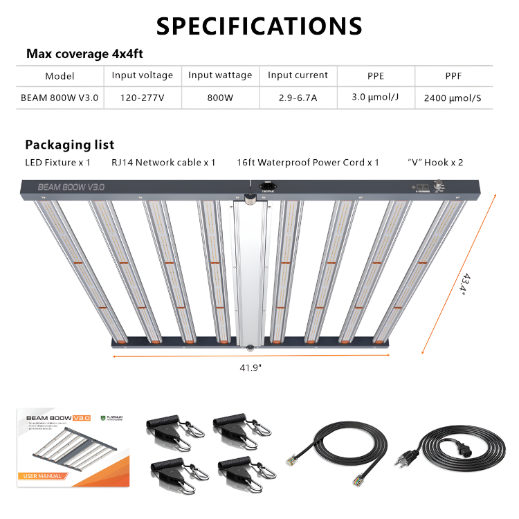 Platinum Beam LED 800w