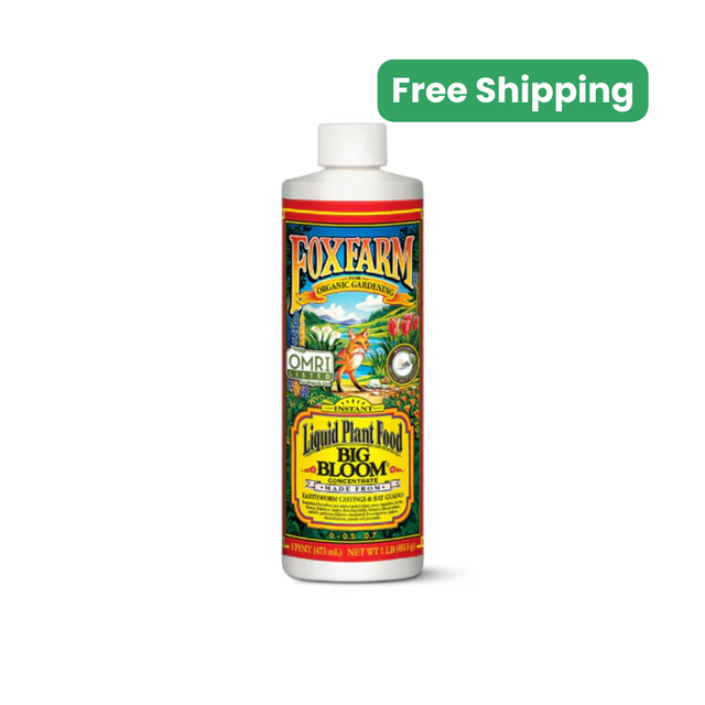 organic liquid flower fertilizer FoxFarm Big Bloom Liquid Concentrate (2.5 gal)