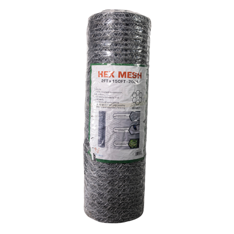 20-Gauge Hot Dipped Galvanized Hex Mesh