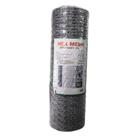 20-Gauge Hot Dipped Galvanized Hex Mesh