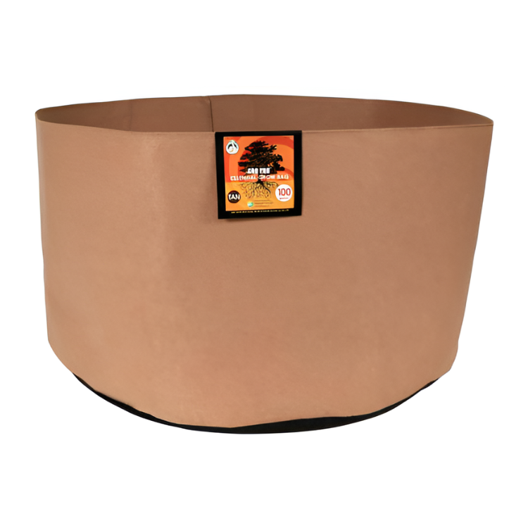 Gro Pro Essential Round Fabric Pot - Tan