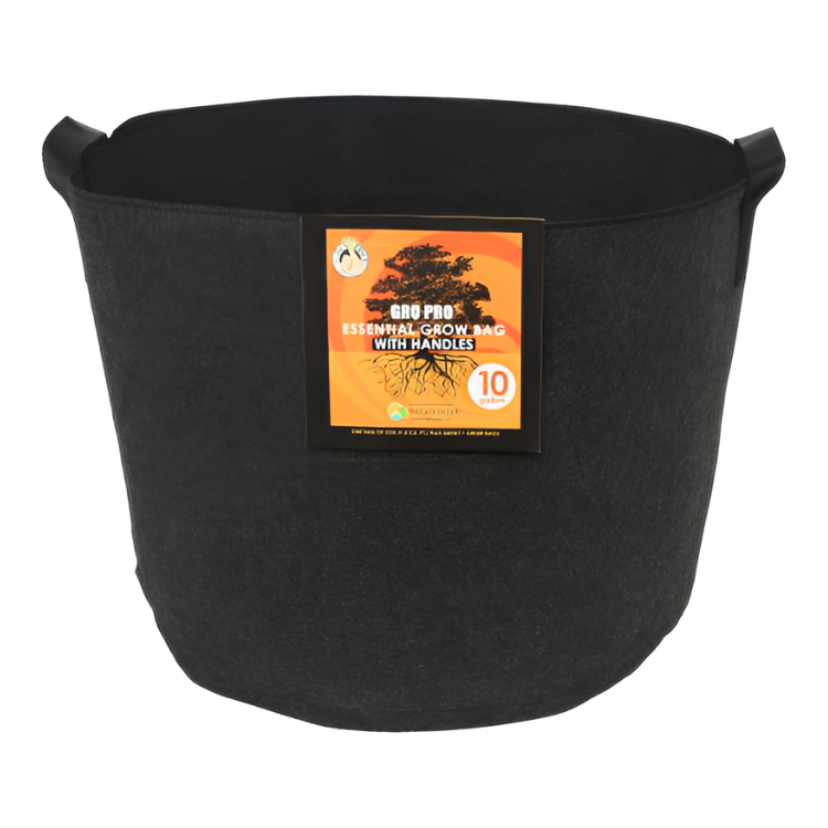 Gro Pro Essential Round Fabric Pot w/ Handles