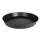 Platinum Heavy Duty Black Saucer With Tall Sides