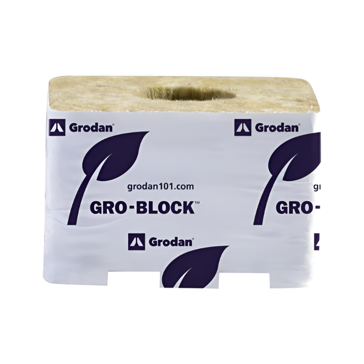 Grodan Pro Improved 6.5 Block, 4Inches x 4Inches x 2.5Inches, case of 216, Commercial