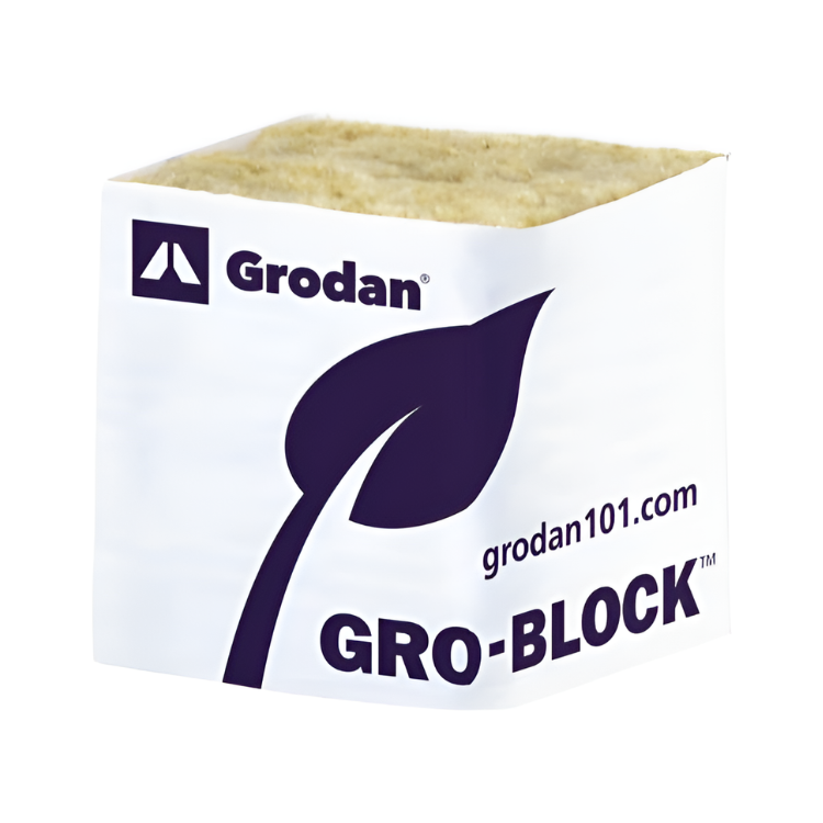 Grodan Improved MM 40/40 6/15 Plugs, 1.5Inches x 1.5Inches x 1.5Inches, 15 per strip, 3 strips per pack, shrink wrapped