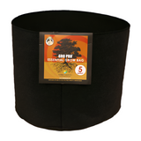 Gro Pro Essential Round Fabric Pot - Black