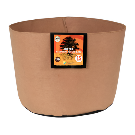 Gro Pro Essential Round Fabric Pot - Tan