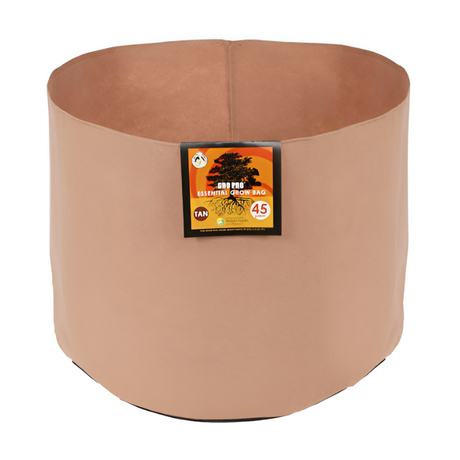 Gro Pro Essential Round Fabric Pot - Tan