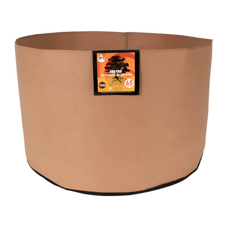 Gro Pro Essential Round Fabric Pot - Tan