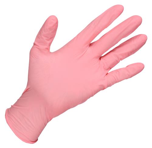 Grower’s Edge Pink Powder Free Nitrile Gloves, 100/box