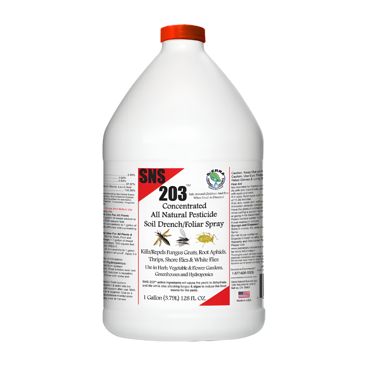 SNS 203 Conc. Pesticide Soil Drench/Foliar Spray Gallon (4/Cs)