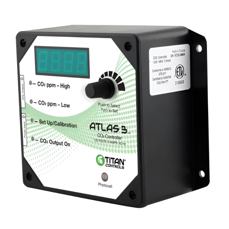 Titan Controls Atlas 3 - Day/Night CO2 Monitor/Controller