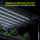 Platinum Horticulture Clone LED 18W Grow Light Fixture 6500K 120V 277V Propagation Seedling Light 2PACK