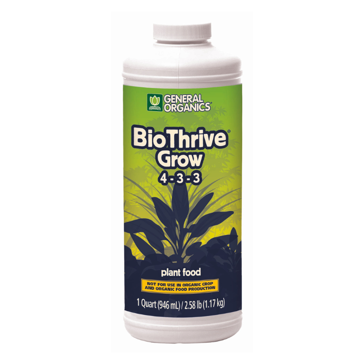 General Hydroponics General Organics BioThrive Grow