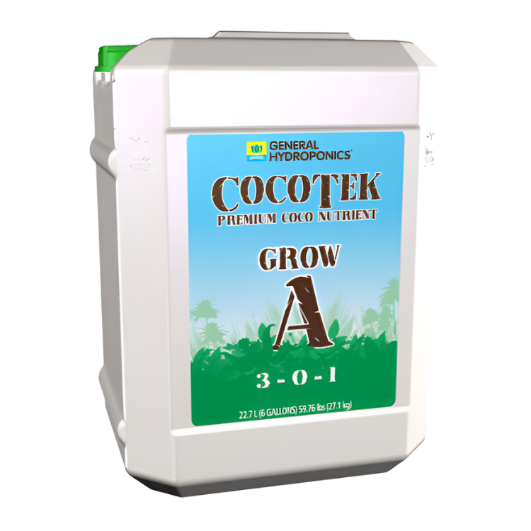 General Hydroponics Cocotek Grow A - Growth Nutrient For Vegetative ...