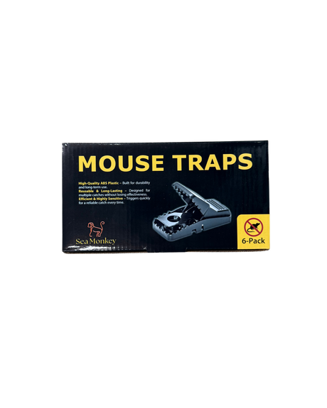 Sea Monkey Mouse Trap Plastic 6 pack
