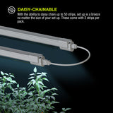 Platinum Horticulture Clone LED 18W Grow Light Fixture 6500K 120V 277V Propagation Seedling Light 2PACK
