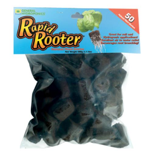 General Hydoponics Rapid Rooter 50/Pack Replacement Plugs