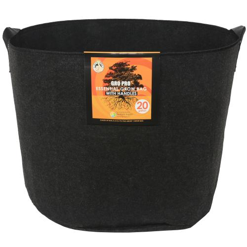Gro Pro Essential Round Fabric Pot w/ Handles