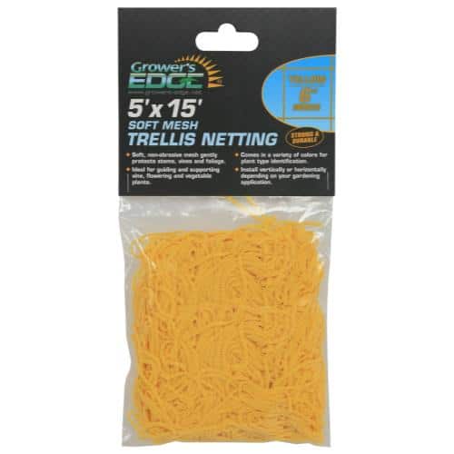Trellis Netting 5x15 Yellow