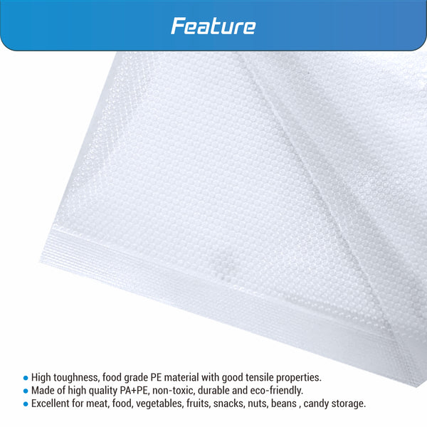 Vacuum Seal Presheet XL, Clear on Clear 100 ct